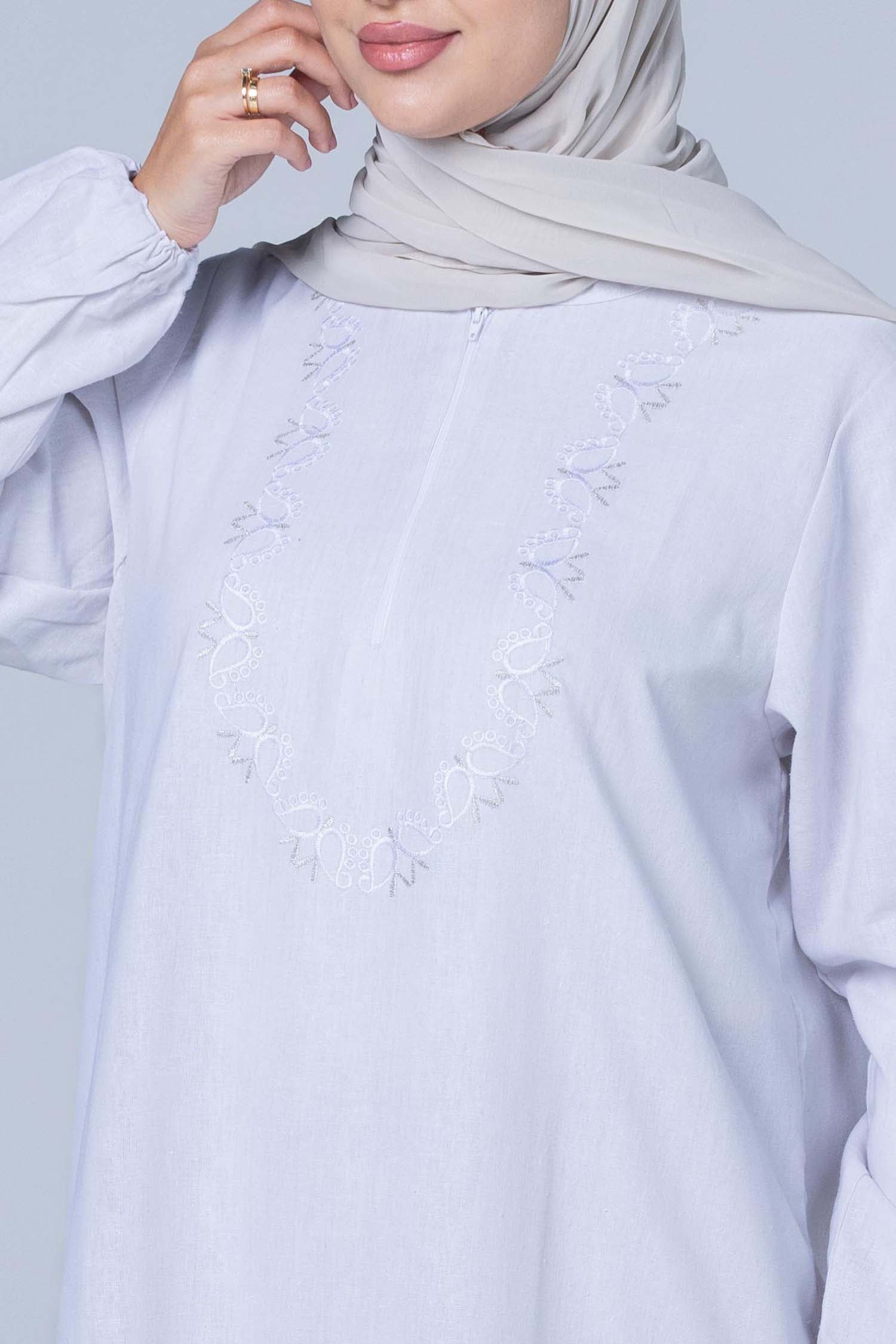 Comfort Ihram 2 pc Set Linen 100 % Cotton White