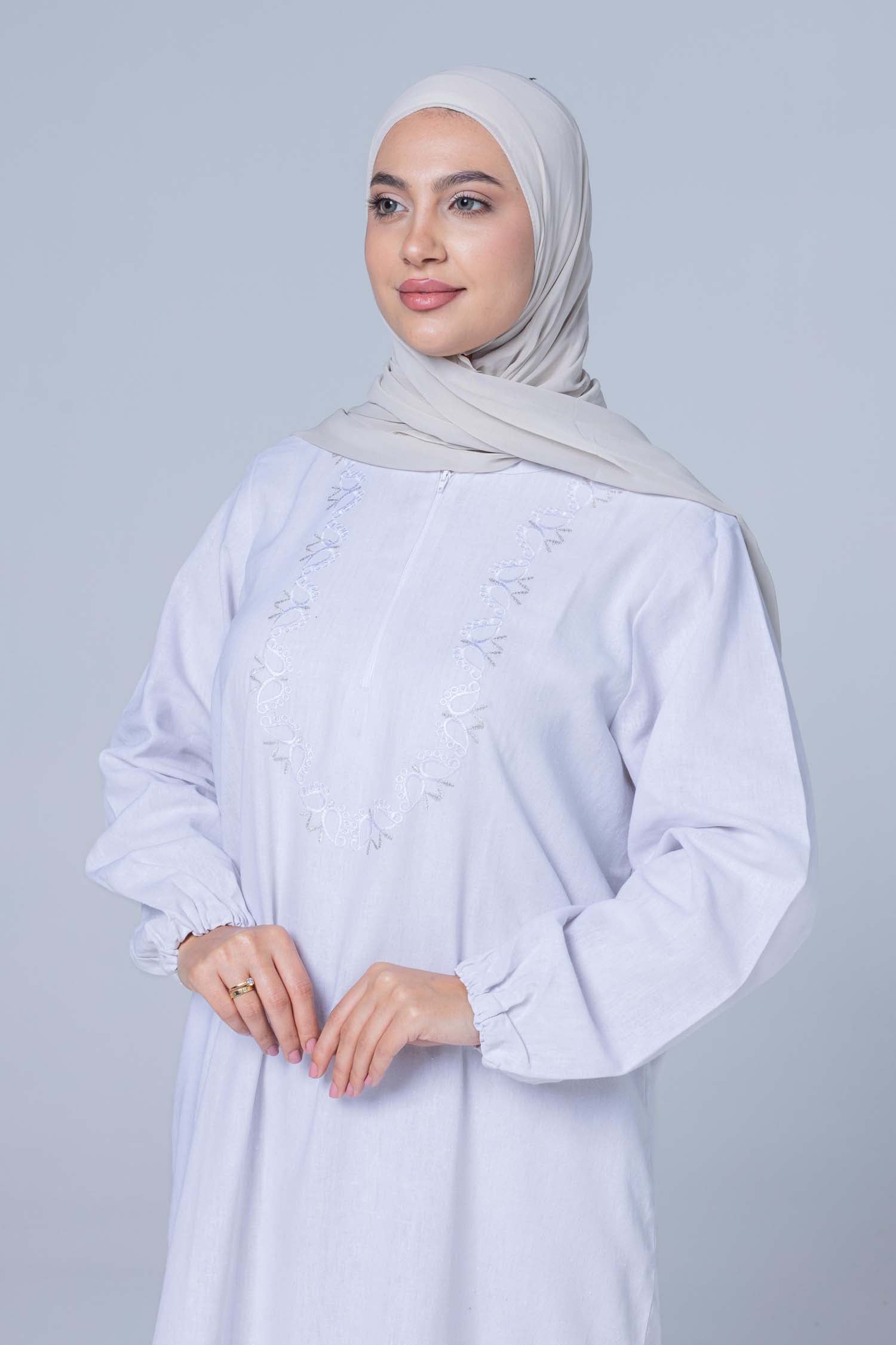 Comfort Ihram 2 pc Set Linen 100 % Cotton White