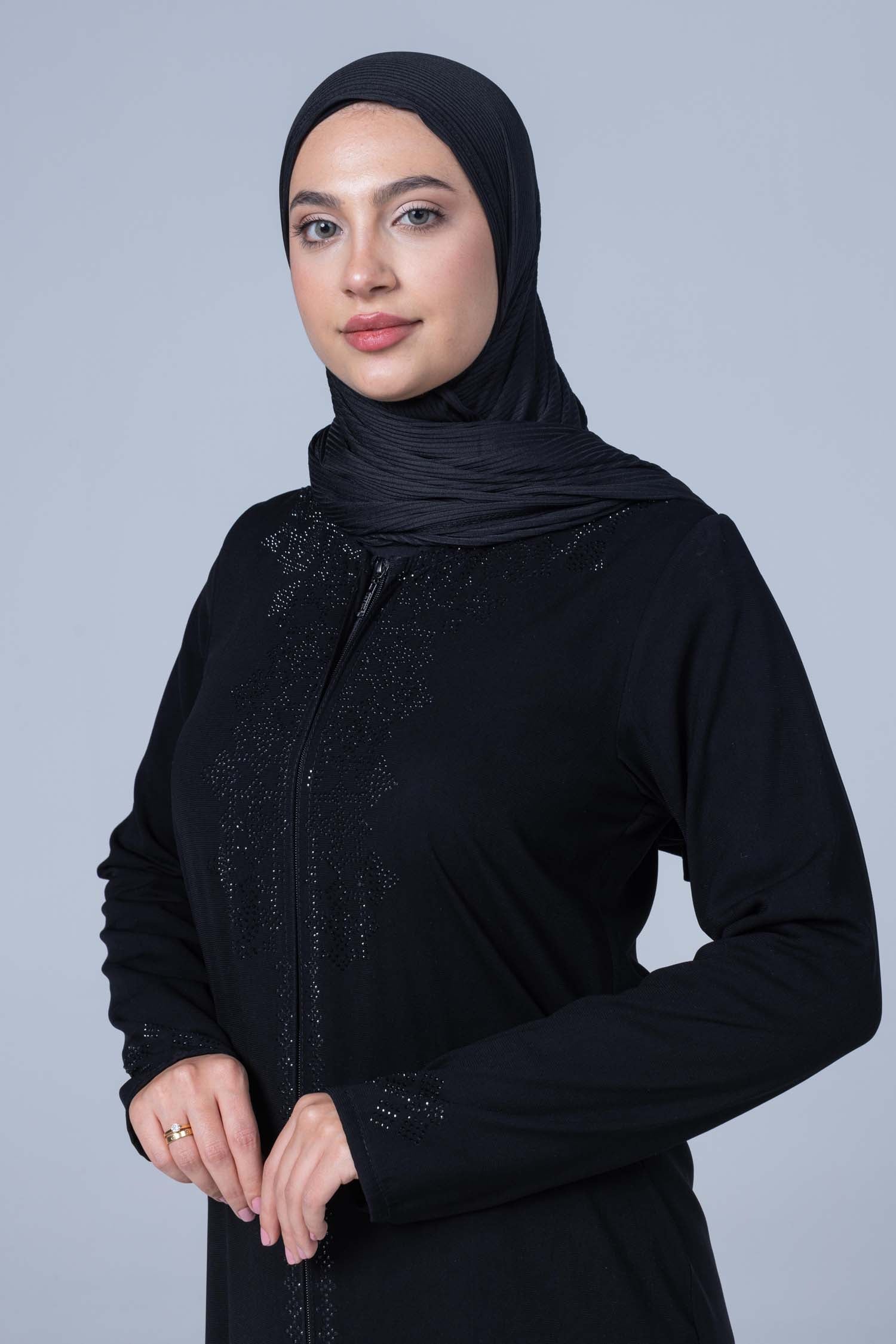 Premium Black Abaya Crepe