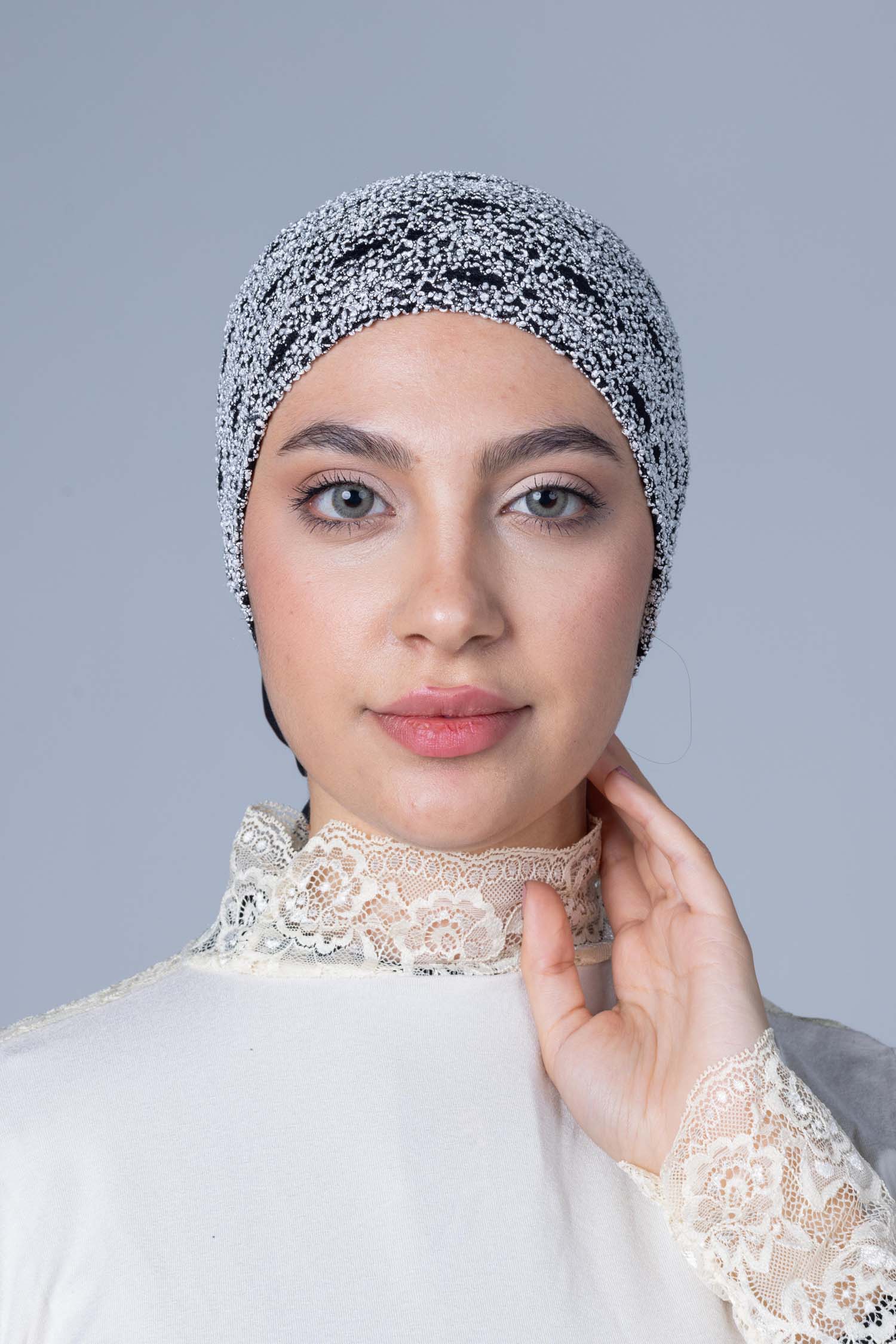 Textured Lycra Bonnet
