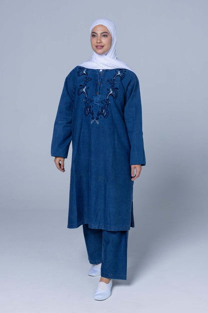 Comfort Ihram 2 pc Set-Medium Weight  Denim Cotton