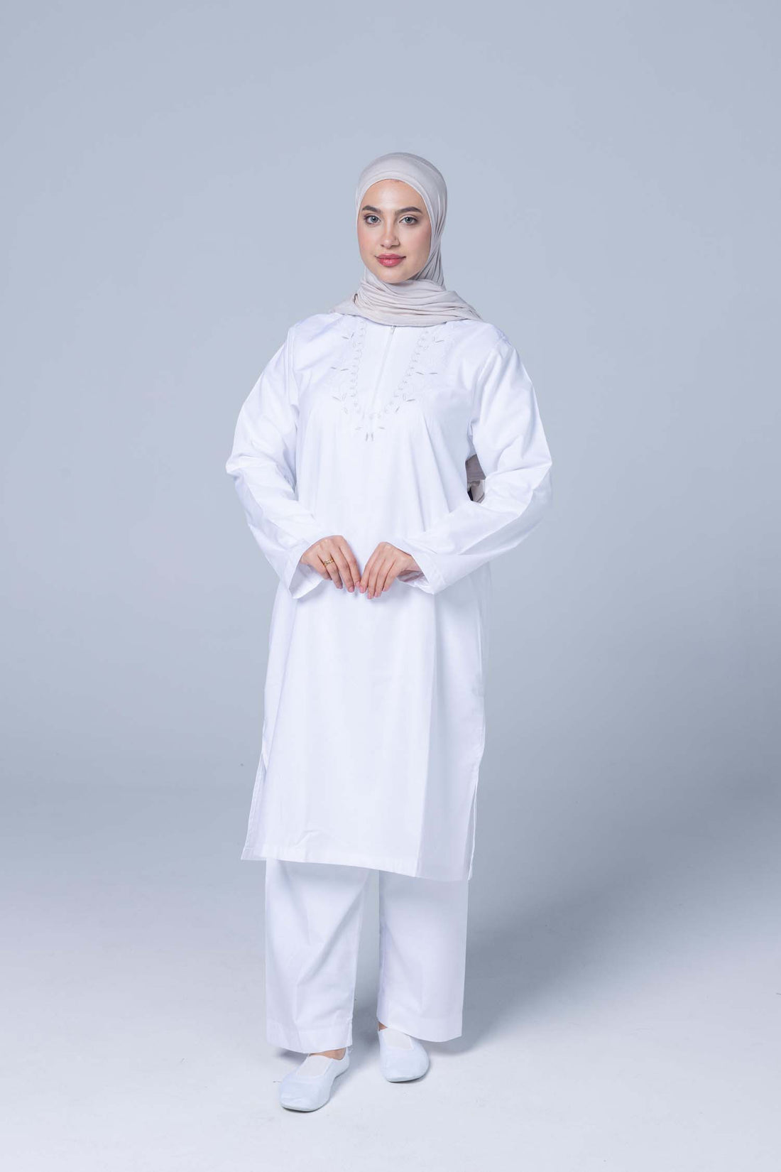 Comfort Ihram 2 pc Set Poplin 100 % Cotton White