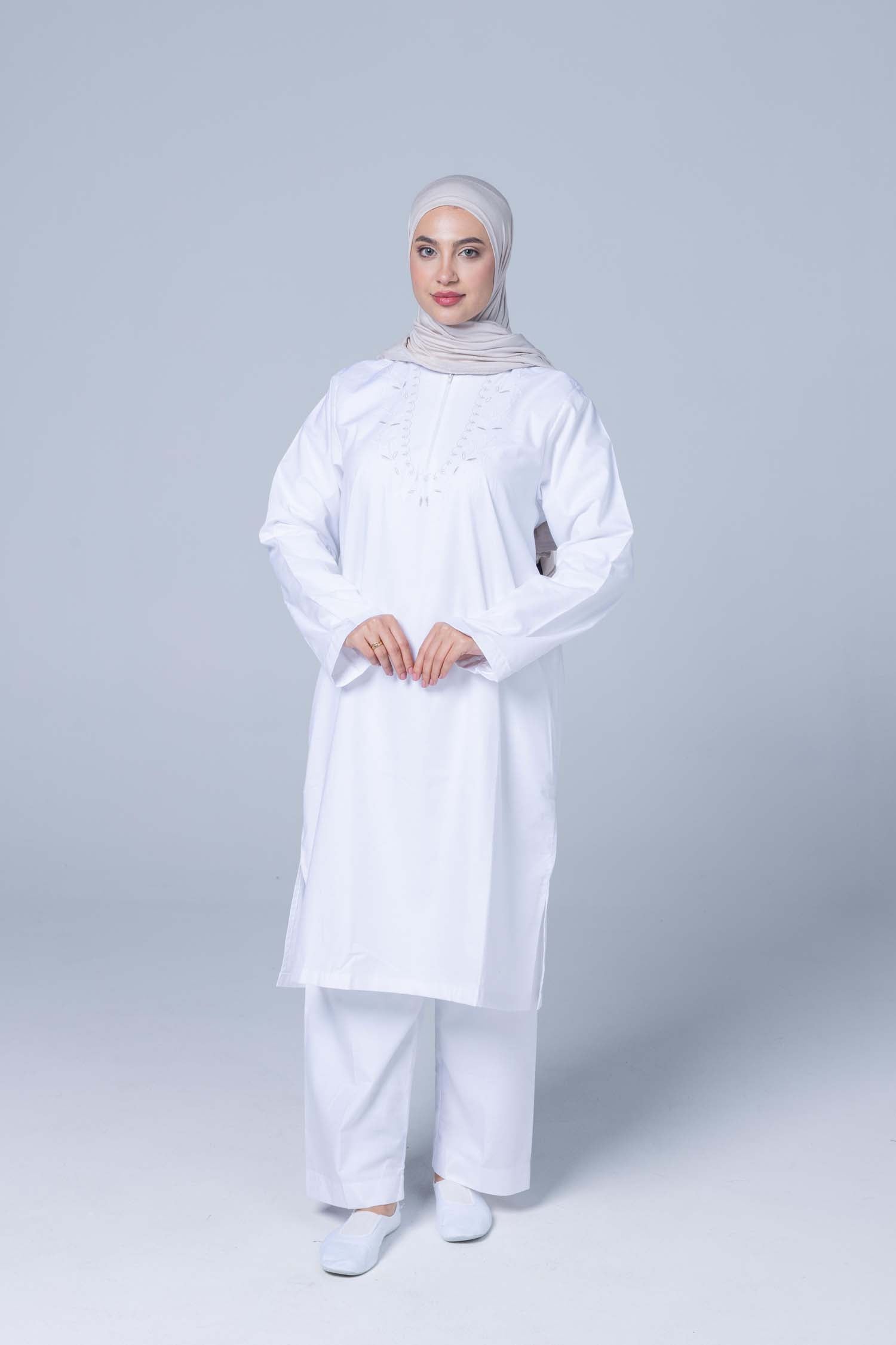 Comfort Ihram 2 pc Set Poplin 100 % Cotton White