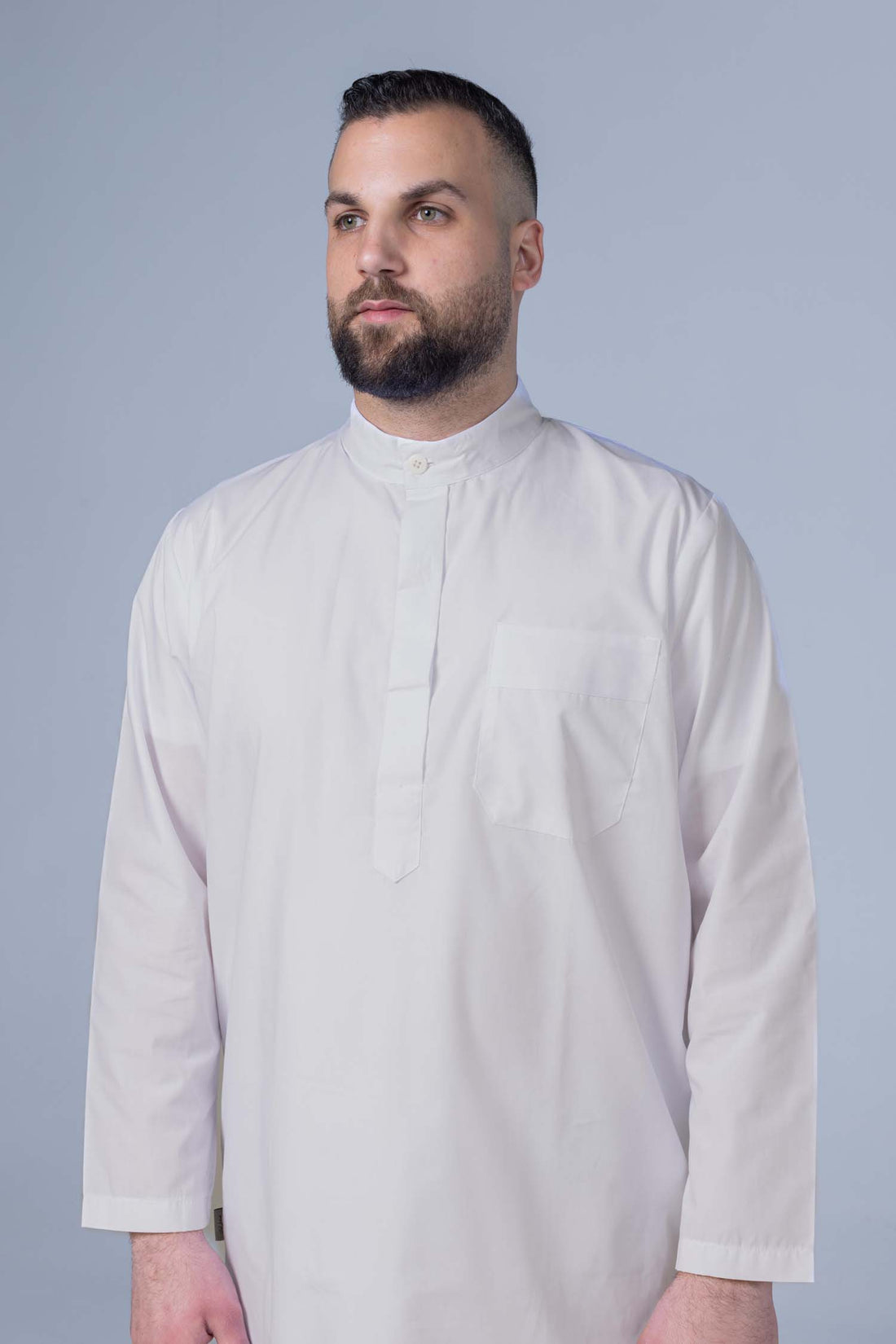 Comfort Ihram Men 2 pc Set Poplin 100% Cotton -White