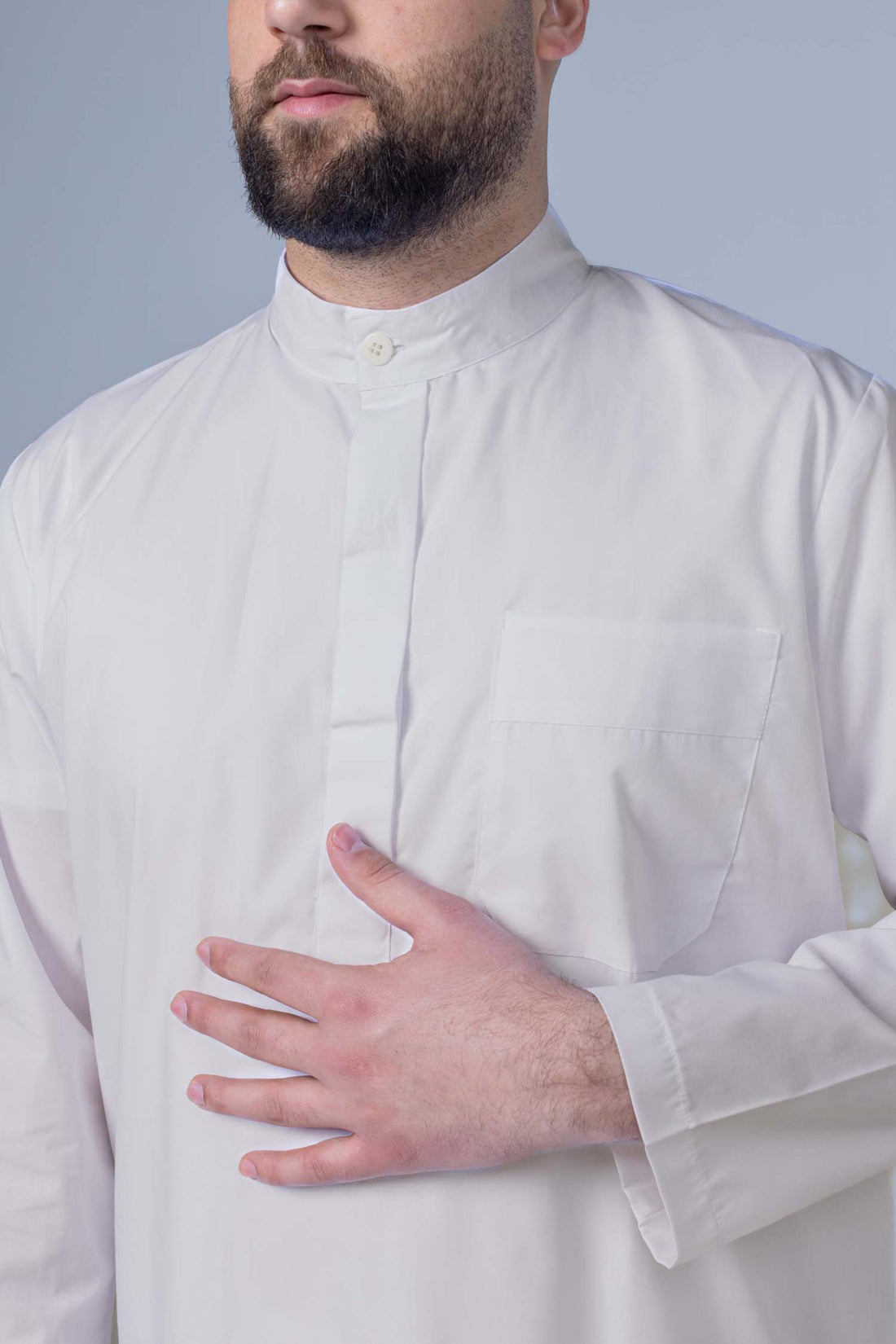 Comfort Ihram Men 2 pc Set Poplin 100% Cotton -White