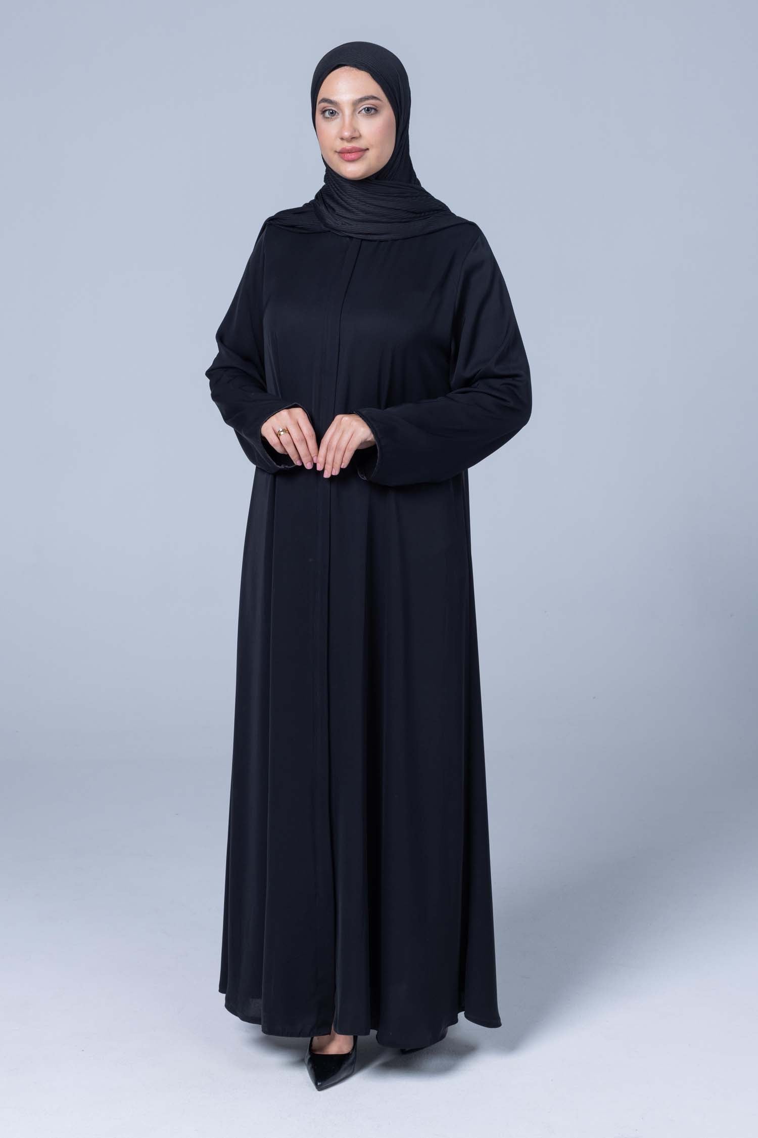 Luxury Soft Black Abaya