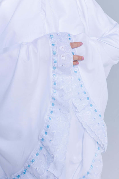Essential White 2 pc Prayer Set Polycotton