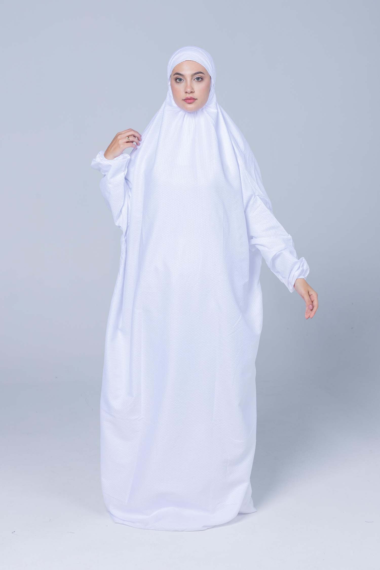 White One Piece Prayer Set -Soft Polyester