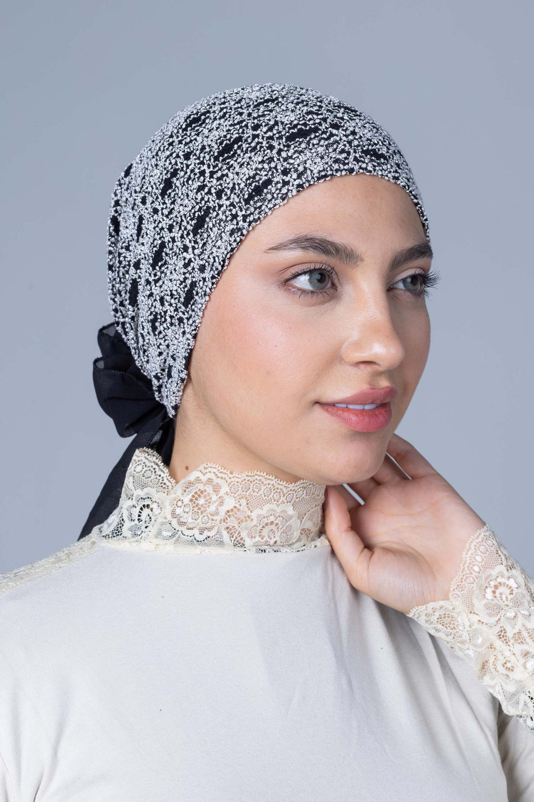Textured Lycra Bonnet