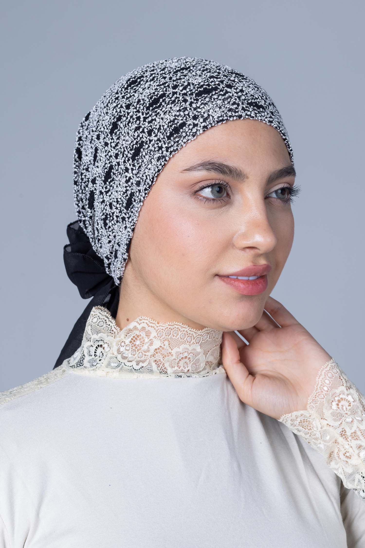 Textured Lycra Bonnet