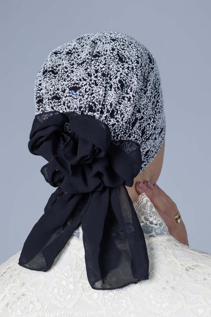 Textured Lycra Bonnet