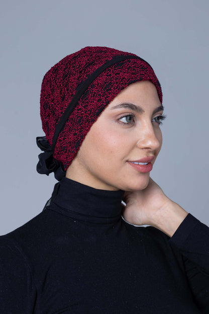 Textured Lycra Bonnet