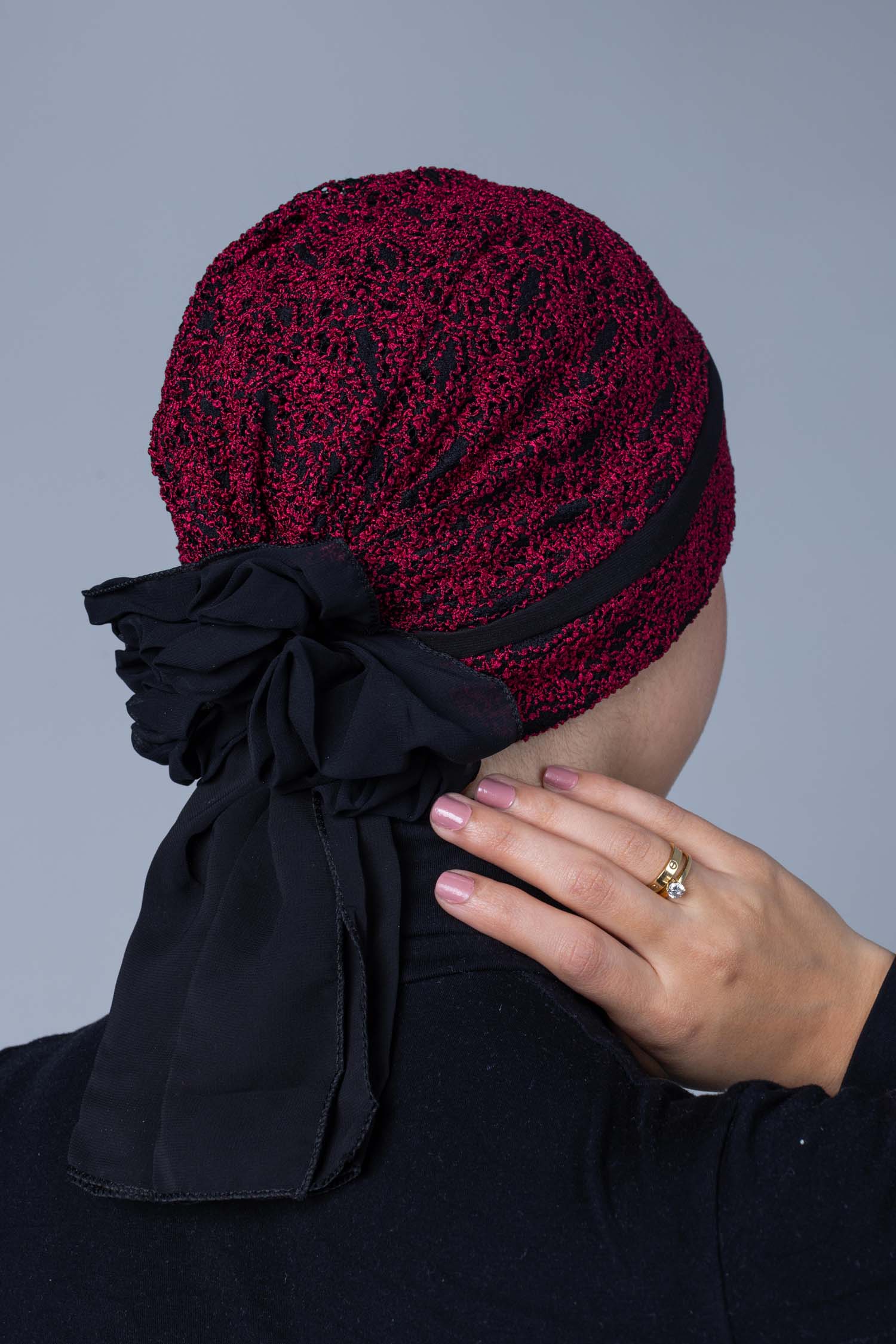 Textured Lycra Bonnet