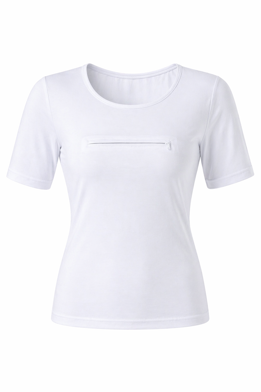 Short Sleeve Cotton Innerwear top with Hidden Pocket