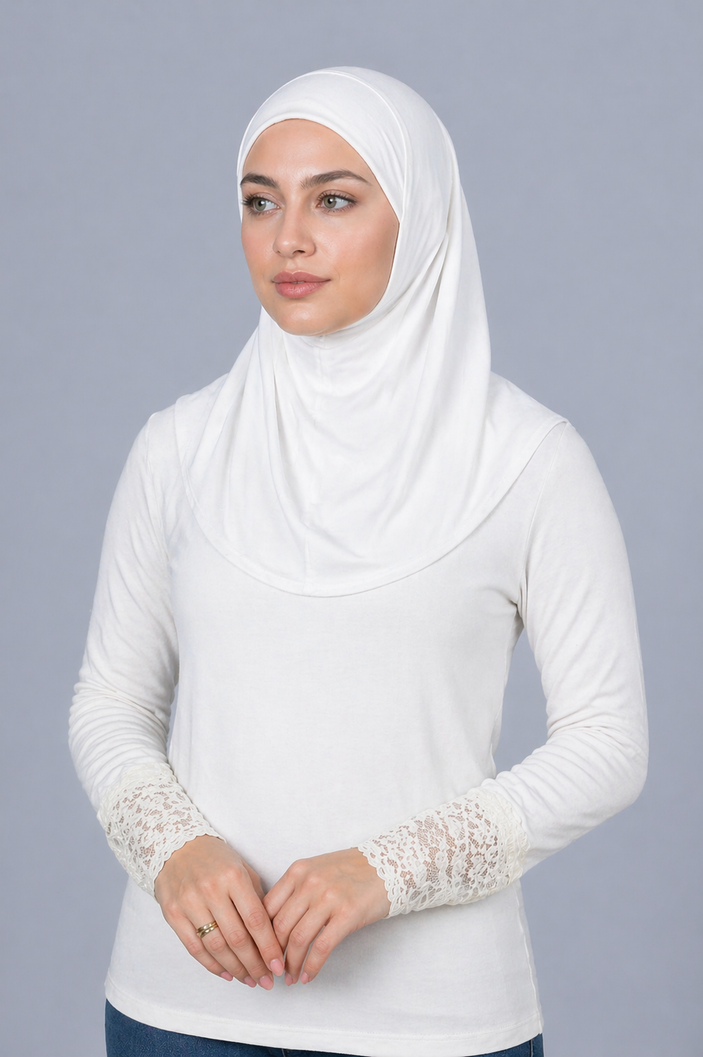 One Piece Cotton Hijab