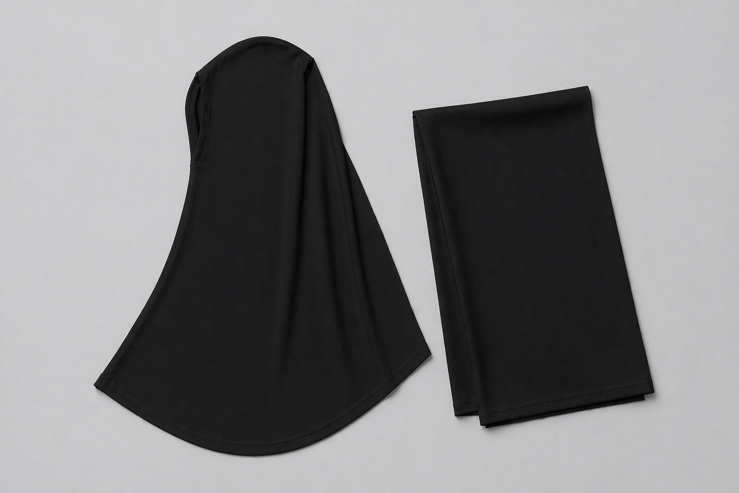 Two piece Cotton Hijab
