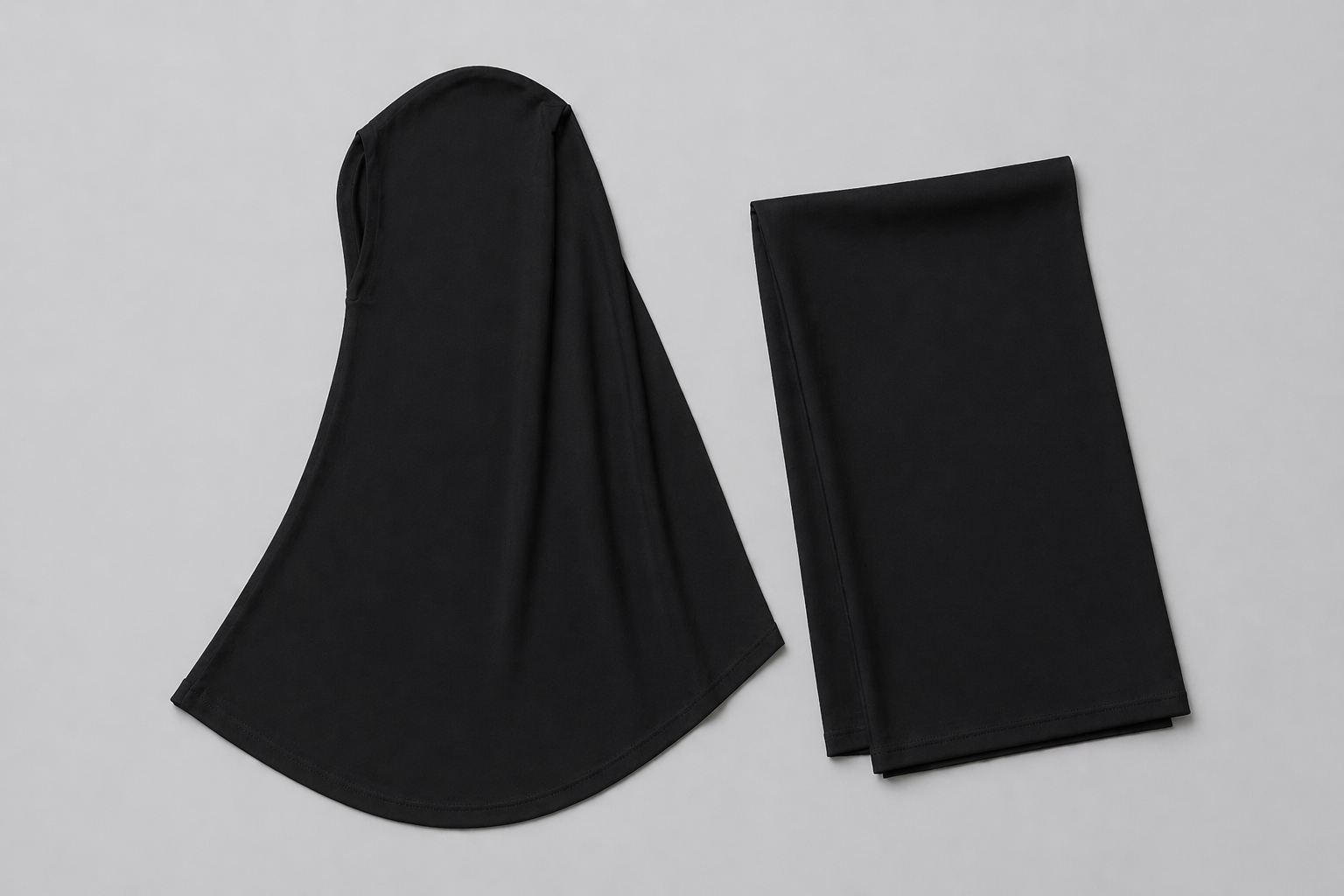 Two piece Cotton Hijab