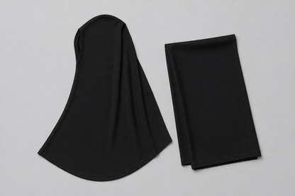 Two piece Cotton Hijab